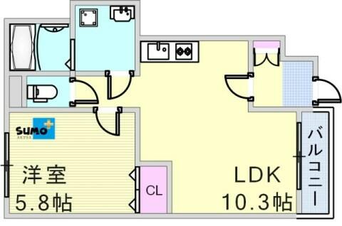 同じ建物の物件間取り写真 - ID:228049158783