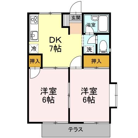 コーポ利兵１ 101｜愛知県常滑市北条２丁目(賃貸アパート2DK・1階・39.63㎡)の写真 その2