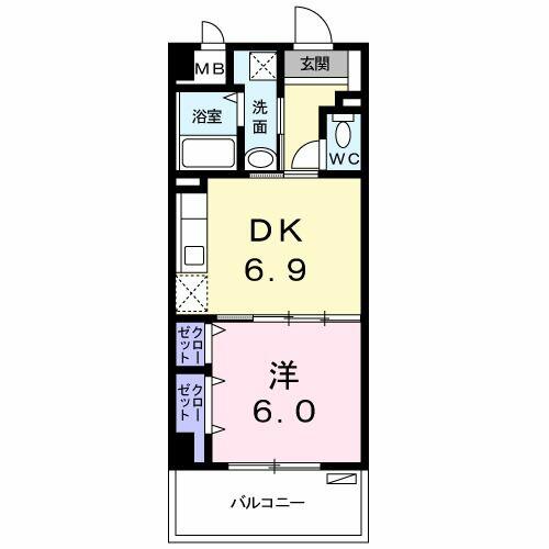 サウスひまわり 304｜沖縄県浦添市城間２丁目(賃貸マンション1DK・3階・33.46㎡)の写真 その2