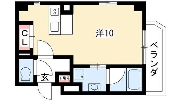 シティライフ池下西 506｜愛知県名古屋市千種区春岡１丁目(賃貸マンション1K・5階・24.80㎡)の写真 その2