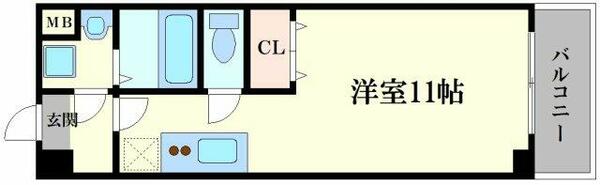 パーラム高殿 504｜大阪府大阪市旭区高殿７丁目(賃貸マンション1R・5階・26.60㎡)の写真 その2