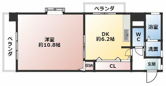 パティオフィオーレ 501｜愛知県小牧市大字岩崎(賃貸マンション1DK・5階・39.48㎡)の写真 その2