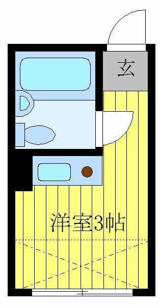 ウエストインパート１０ 112｜東京都北区中十条２丁目(賃貸マンション1R・1階・9.00㎡)の写真 その2