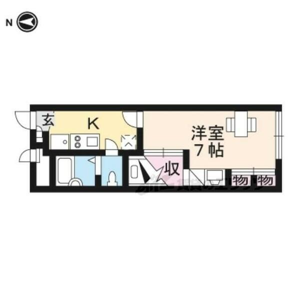 レオパレス青葉 204｜京都府舞鶴市字引土(賃貸アパート1K・2階・22.35㎡)の写真 その2