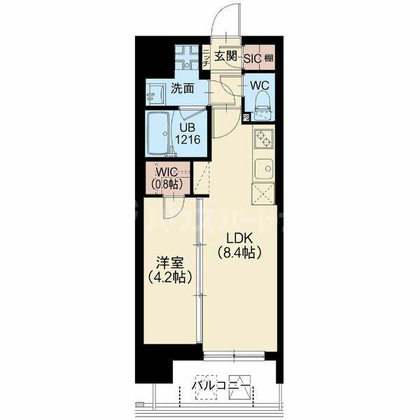 スプランディッド南千住ＤＵＥ 202｜東京都台東区清川２丁目(賃貸マンション1LDK・2階・31.50㎡)の写真 その2