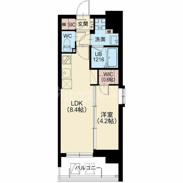 スプランディッド南千住ＤＵＥ 603｜東京都台東区清川２丁目(賃貸マンション1LDK・6階・31.50㎡)の写真 その2