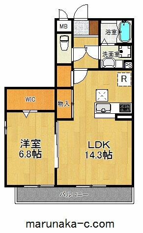 メゾン　さくら 305｜東京都町田市木曽西３丁目(賃貸アパート1LDK・3階・52.85㎡)の写真 その2