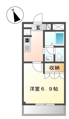 ドヌールⅣ天王 202｜愛知県碧南市天王町１丁目(賃貸マンション1K・2階・24.75㎡)の写真 その2