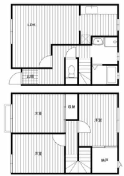 メゾン・ミキ｜千葉県千葉市稲毛区山王町(賃貸アパート3SLDK・1階・76.62㎡)の写真 その2