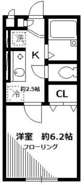 ＭＩジュネス市川｜千葉県市川市新田３丁目(賃貸アパート1K・1階・21.73㎡)の写真 その2