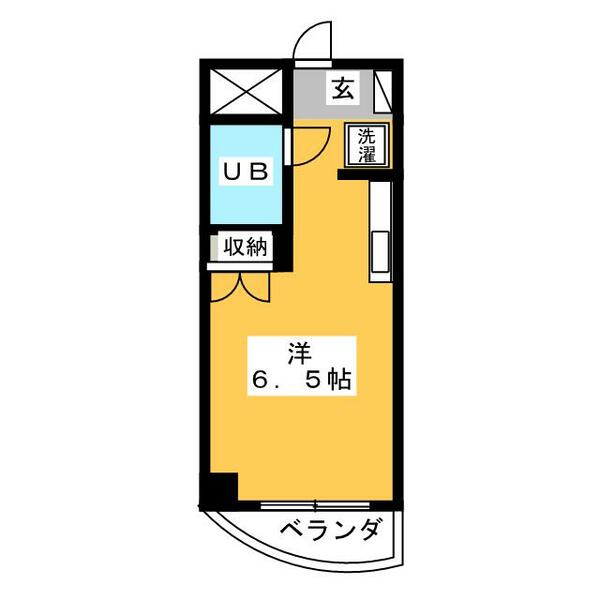 ＴＫ北野ビル 708｜東京都八王子市打越町(賃貸マンション1R・7階・20.74㎡)の写真 その2