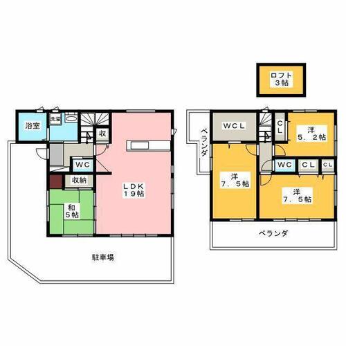 同じ建物の物件間取り写真 - ID:213099319610