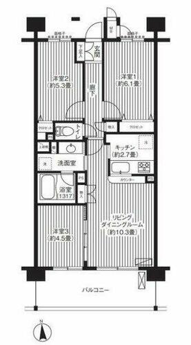 同じ建物の物件間取り写真 - ID:214055812958