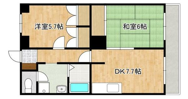 ＩＮＫ東灘 302｜兵庫県神戸市東灘区住吉本町１丁目(賃貸マンション2DK・3階・49.00㎡)の写真 その2