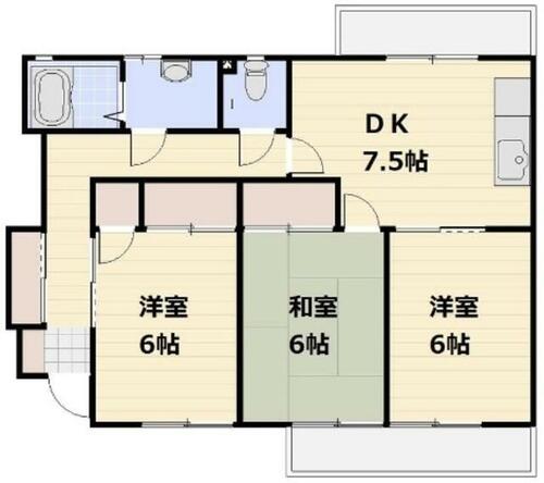 同じ建物の物件間取り写真 - ID:211046008609