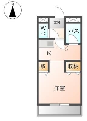 ネクステージ 102｜愛知県名古屋市緑区鳴海町字有松裏(賃貸アパート1K・2階・24.75㎡)の写真 その2