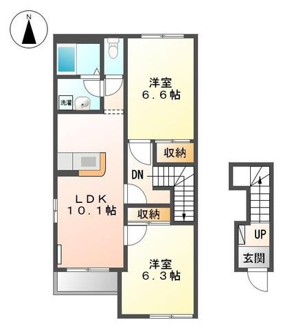 同じ建物の物件間取り写真 - ID:223031430658