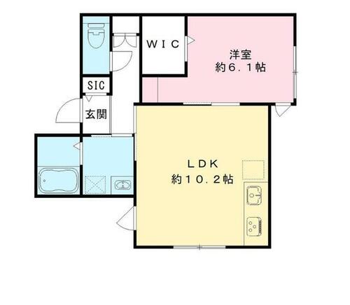 同じ建物の物件間取り写真 - ID:213103427504