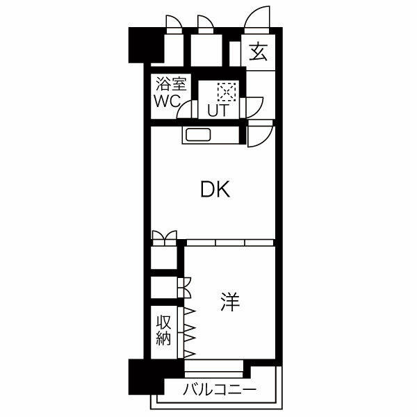 ライオンズマンション木町通 803｜宮城県仙台市青葉区木町通１丁目(賃貸マンション1DK・8階・36.71㎡)の写真 その2