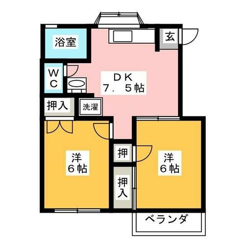 同じ建物の物件間取り写真 - ID:214054252383