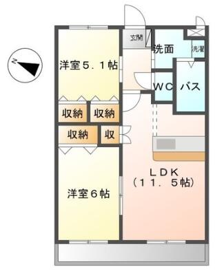 同じ建物の物件間取り写真 - ID:223031384796