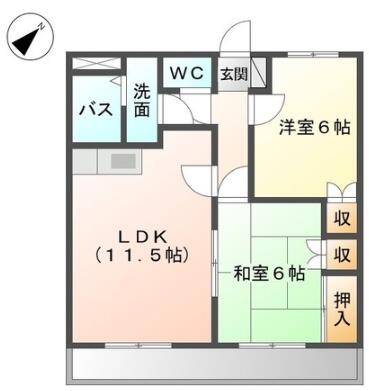 同じ建物の物件間取り写真 - ID:223031384795