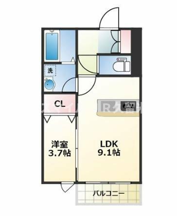 同じ建物の物件間取り写真 - ID:240027104454