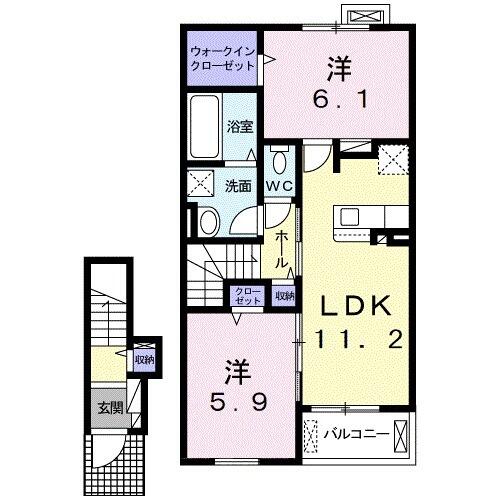 同じ建物の物件間取り写真 - ID:223031486828