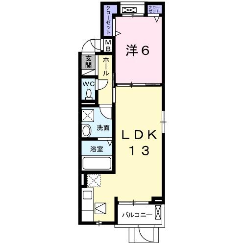 グランデ　スクエア 101｜愛知県春日井市出川町８丁目(賃貸アパート1LDK・1階・45.84㎡)の写真 その2