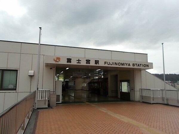 画像15:身延線　富士宮駅まで1000m