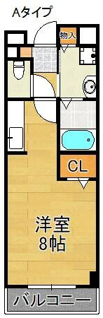 ウエストビレッジ｜大阪府岸和田市下池田町１丁目(賃貸アパート1K・2階・25.57㎡)の写真 その2