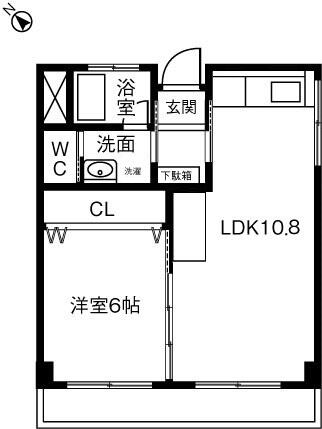 同じ建物の物件間取り写真 - ID:223031663595