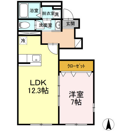 同じ建物の物件間取り写真 - ID:223031768255