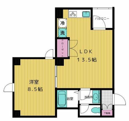 ＧｒａｎＤｕｏ小石川 401｜東京都文京区小石川３丁目(賃貸マンション1LDK・4階・44.18㎡)の写真 その2