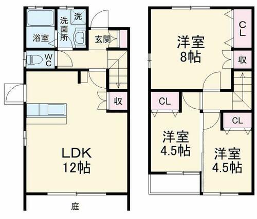 同じ建物の物件間取り写真 - ID:222016644394