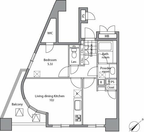 レジディア文京千石Ⅱ 701｜東京都文京区千石４丁目(賃貸マンション1DK・7階・51.95㎡)の写真 その2