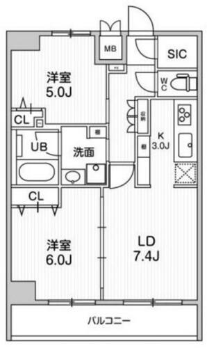 同じ建物の物件間取り写真 - ID:213100134250