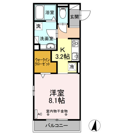 ルミエール305の間取り