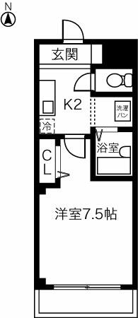 クレアールかがみの間取り