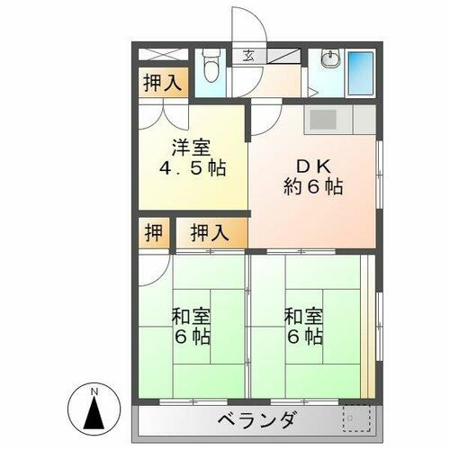 同じ建物の物件間取り写真 - ID:221010461506