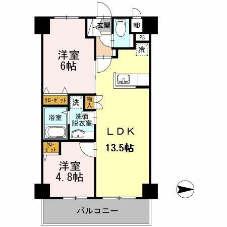 同じ建物の物件間取り写真 - ID:213101107445