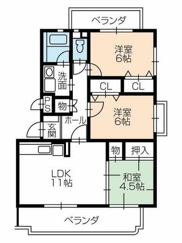 同じ建物の物件間取り写真 - ID:223032235309