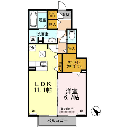 同じ建物の物件間取り写真 - ID:223032051237