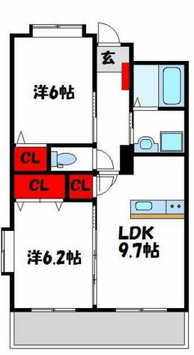 同じ建物の物件間取り写真 - ID:240028450519