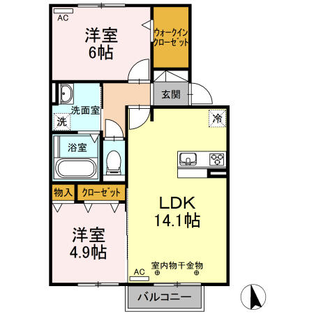 同じ建物の物件間取り写真 - ID:223032112612