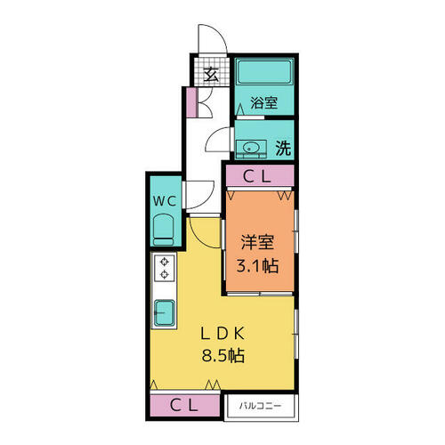 同じ建物の物件間取り写真 - ID:204004123024