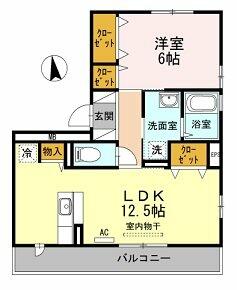 同じ建物の物件間取り写真 - ID:234023758320