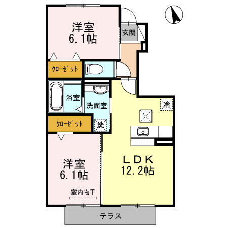 同じ建物の物件間取り写真 - ID:223032290124