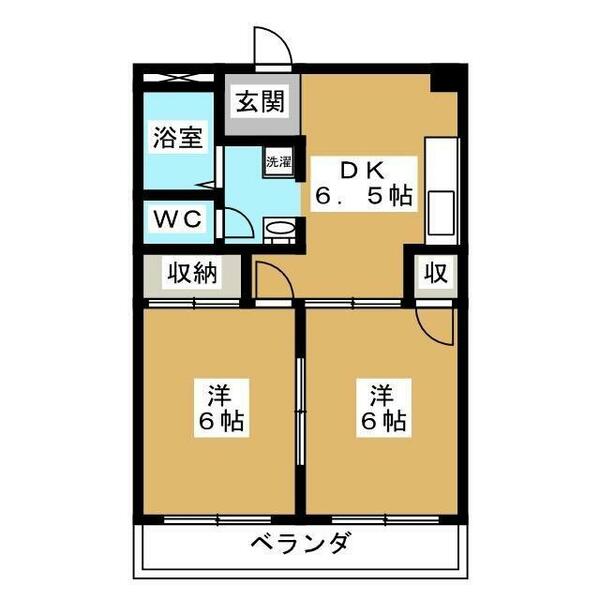 アーバンマンション 201｜千葉県船橋市市場３丁目(賃貸マンション2DK・2階・41.31㎡)の写真 その2