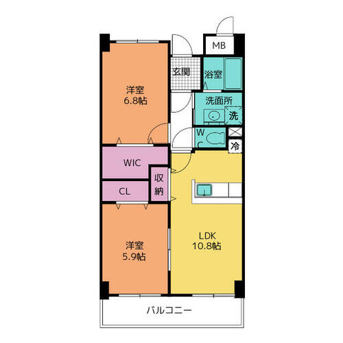 同じ建物の物件間取り写真 - ID:214055334813